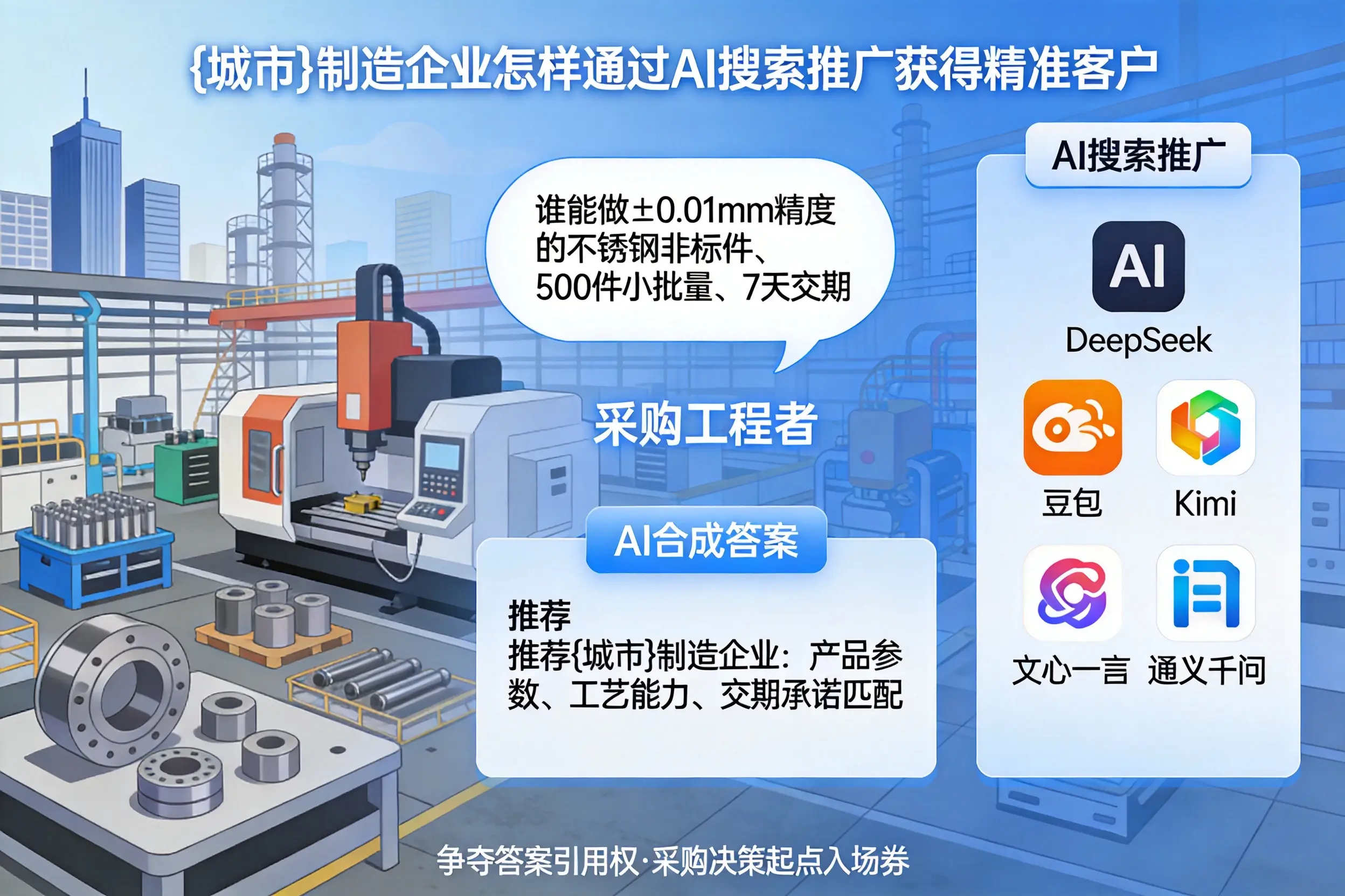 绥化制造企业怎样通过AI搜索推广获得精准客户