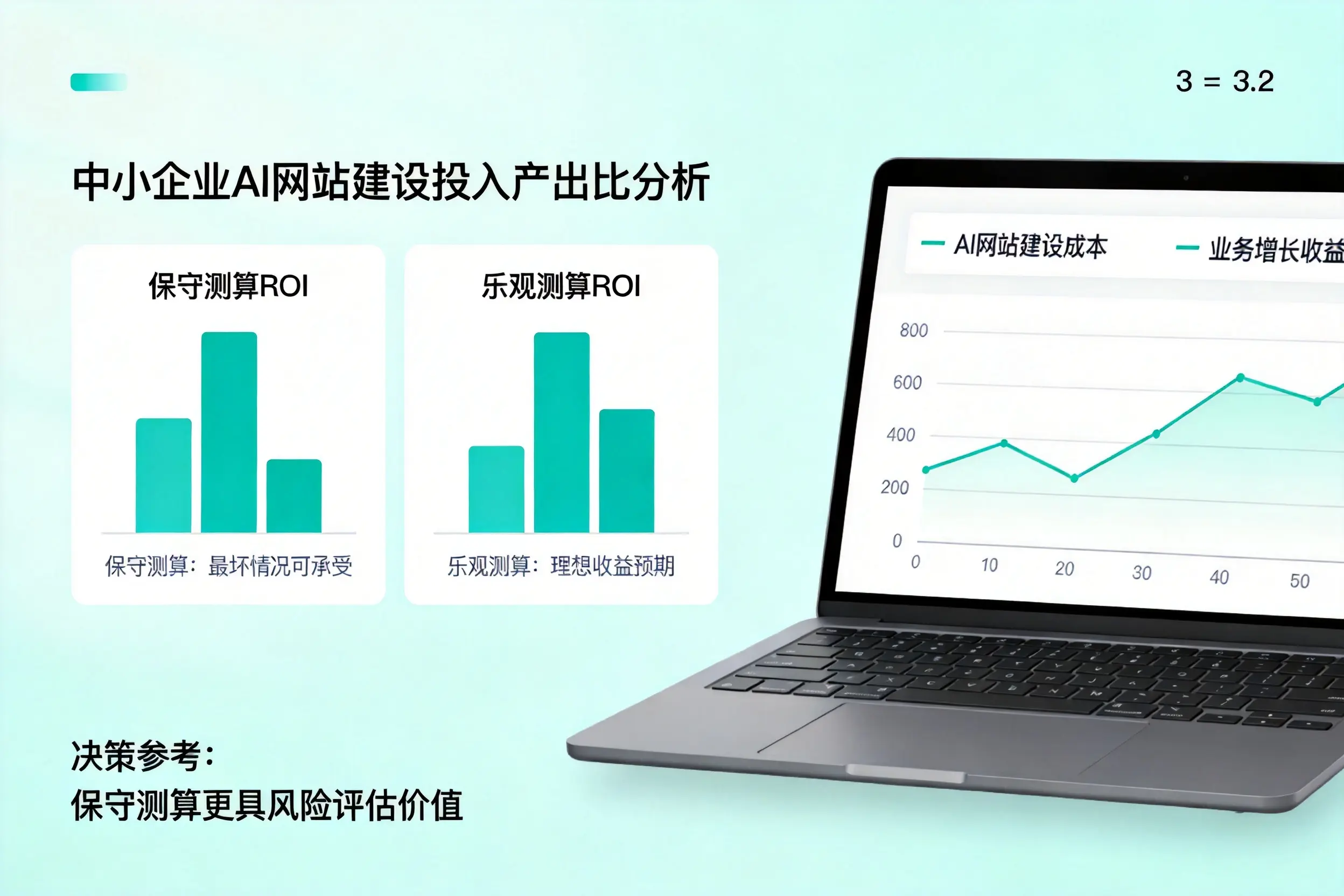 绥化中小企业AI网站建设投入产出比怎么算？先看这份分析