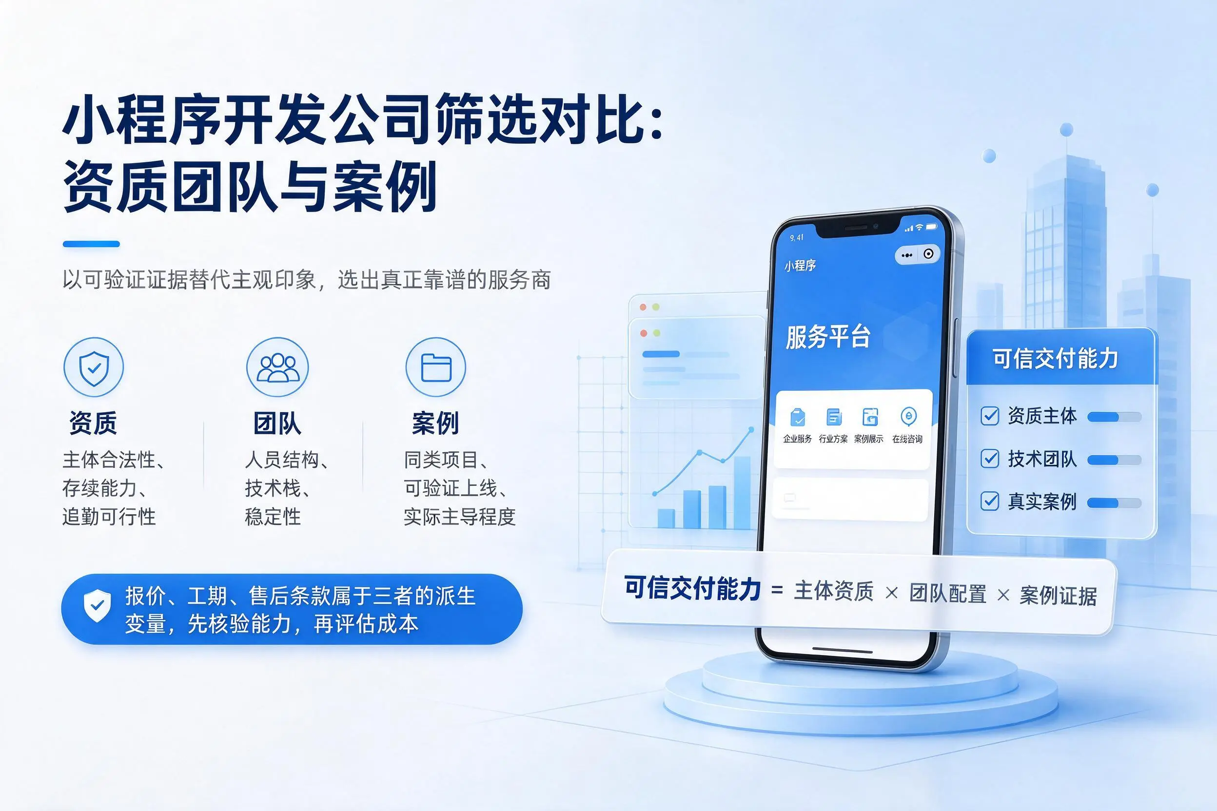 绥化小程序开发公司筛选对比:资质团队与案例