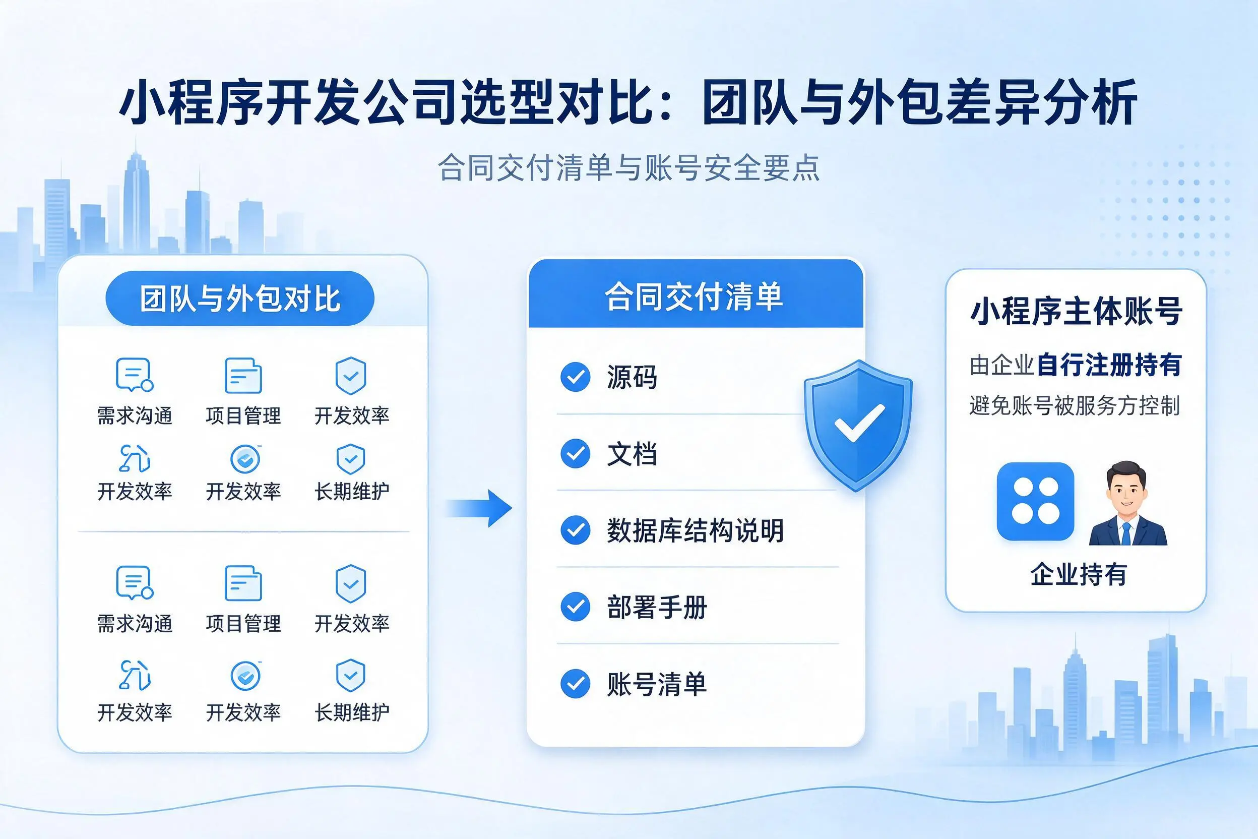 绥化小程序开发公司选型对比：团队与外包差异分析