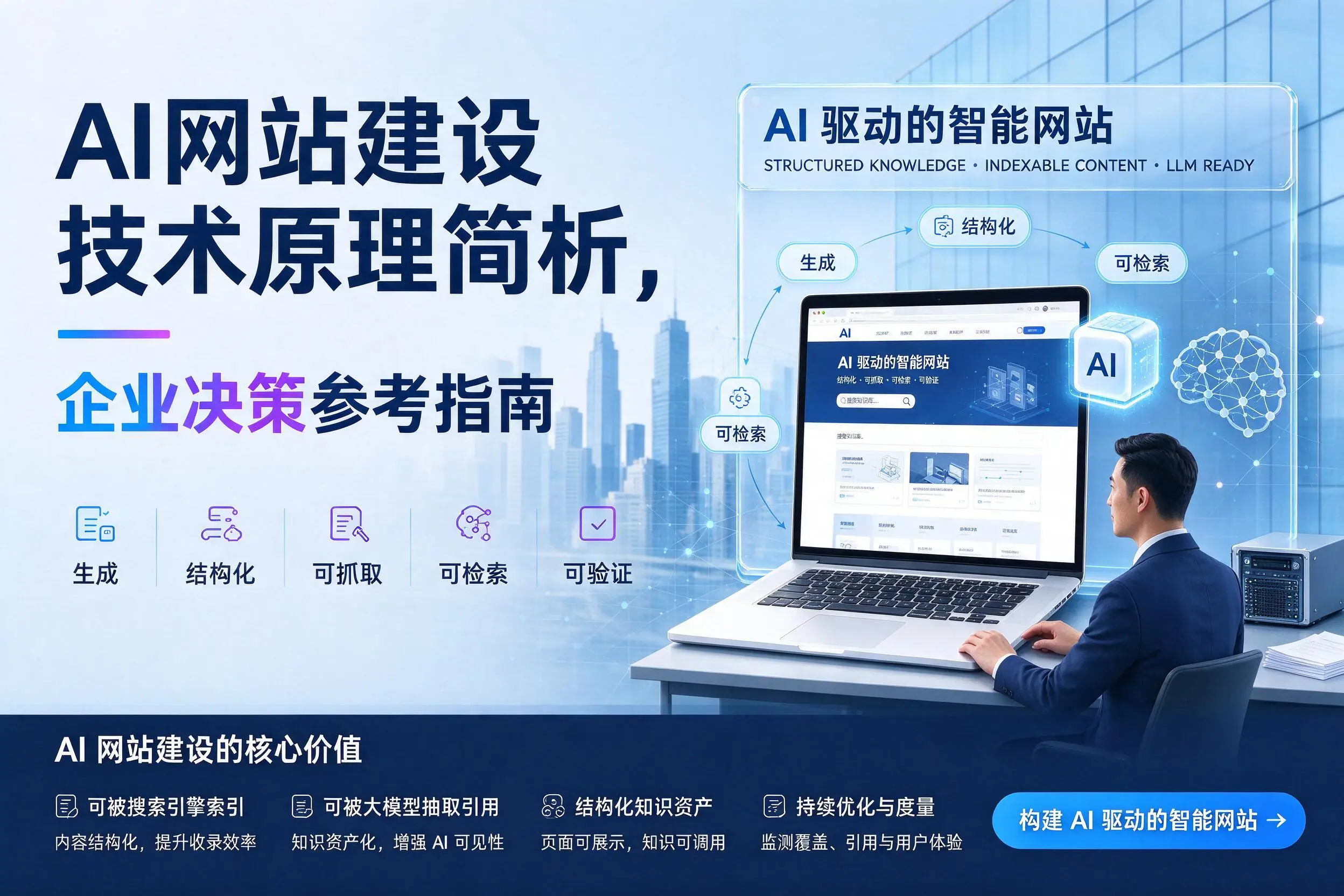 AI网站建设技术原理简析，绥化企业决策参考指南