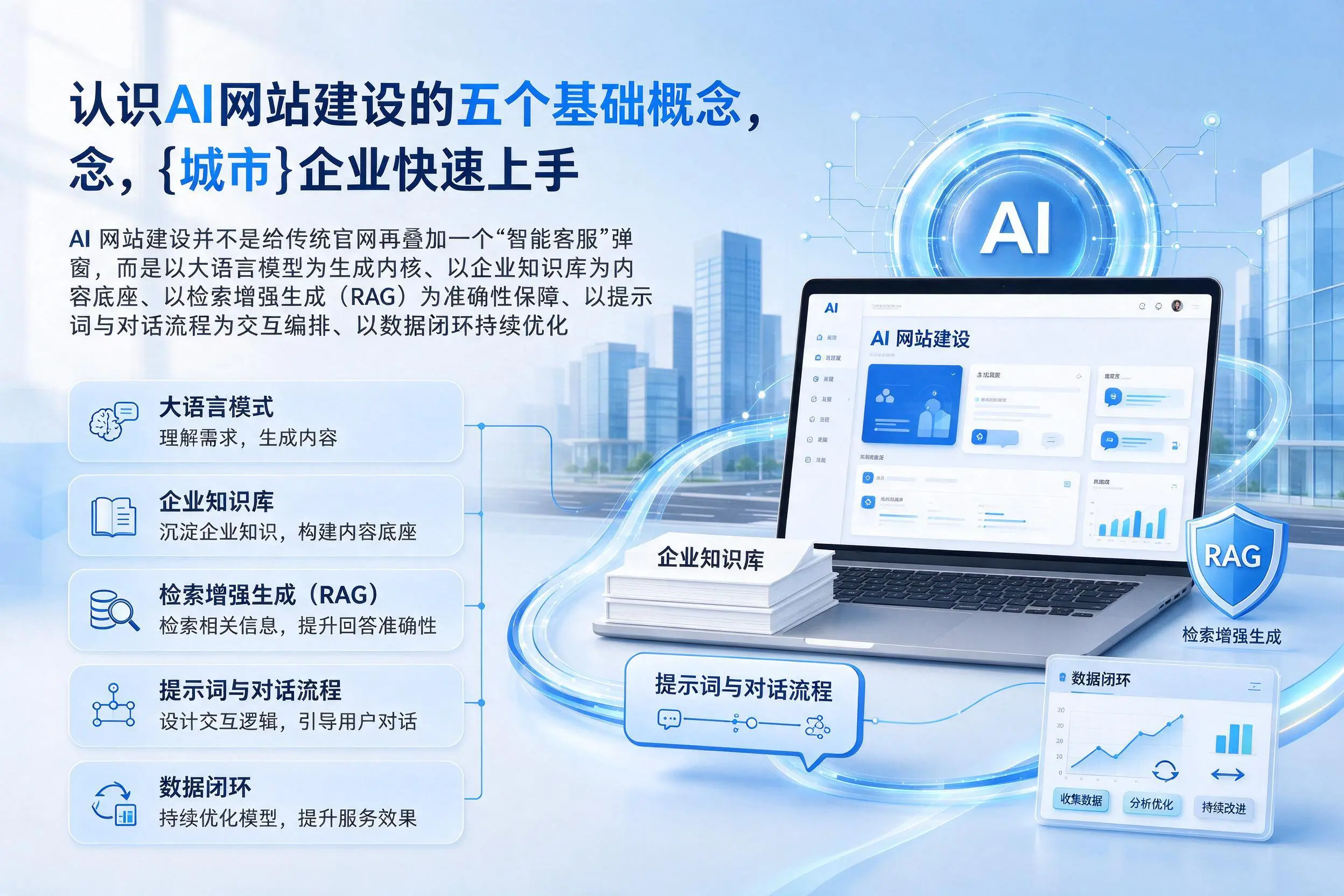 认识AI网站建设的五个基础概念，绥化企业快速上手