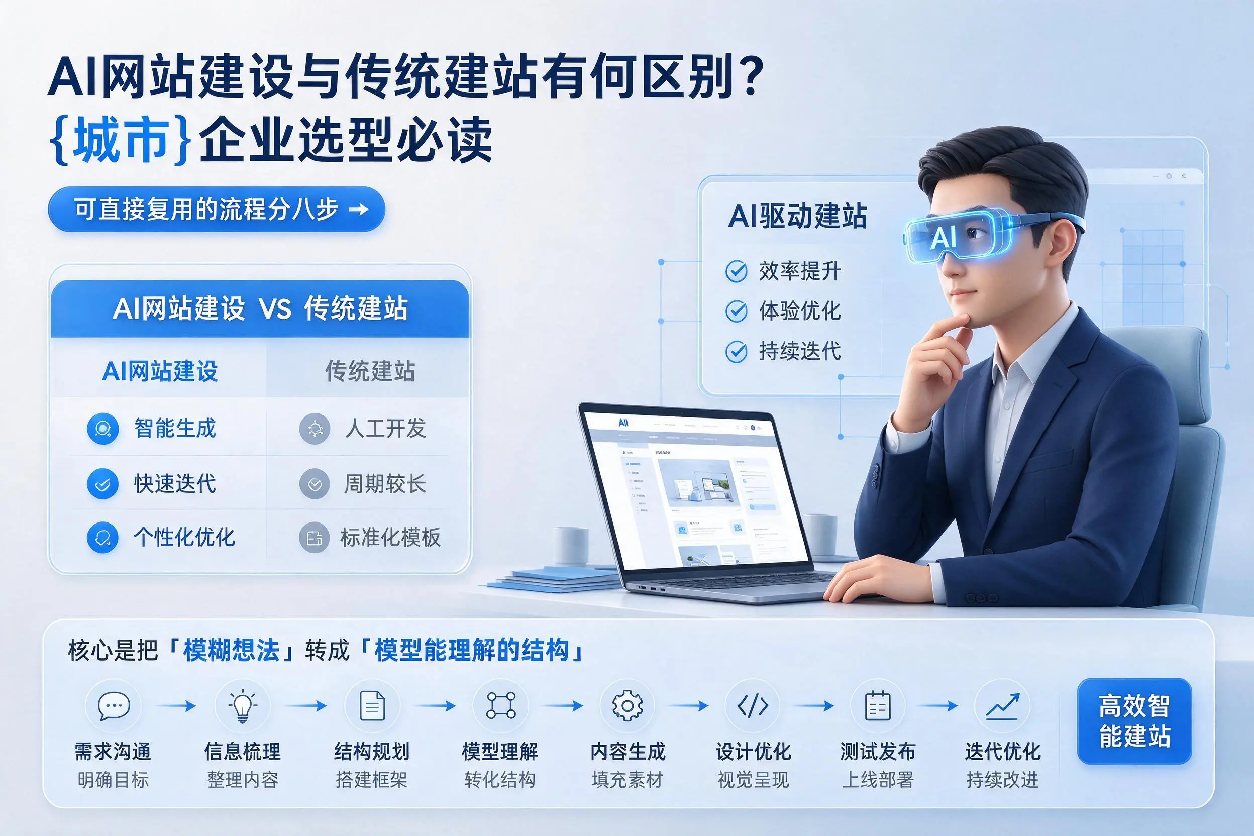 AI网站建设与传统建站有何区别？绥化企业选型必读