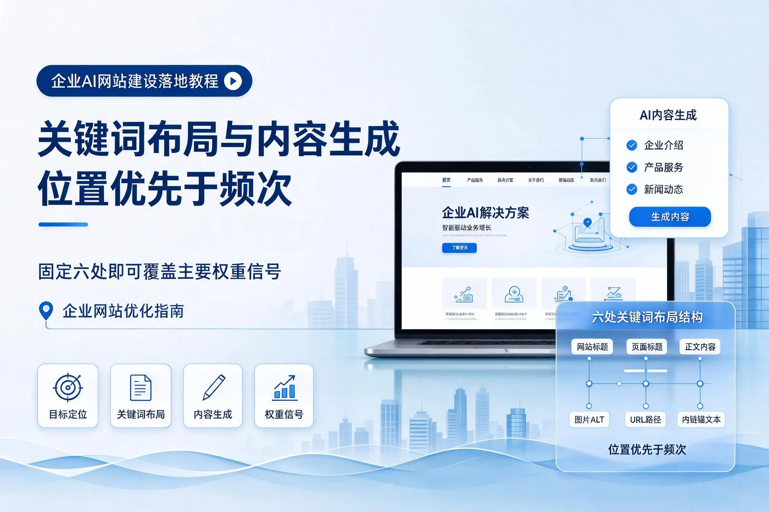 绥化企业AI网站建设落地教程：关键词布局与内容生成