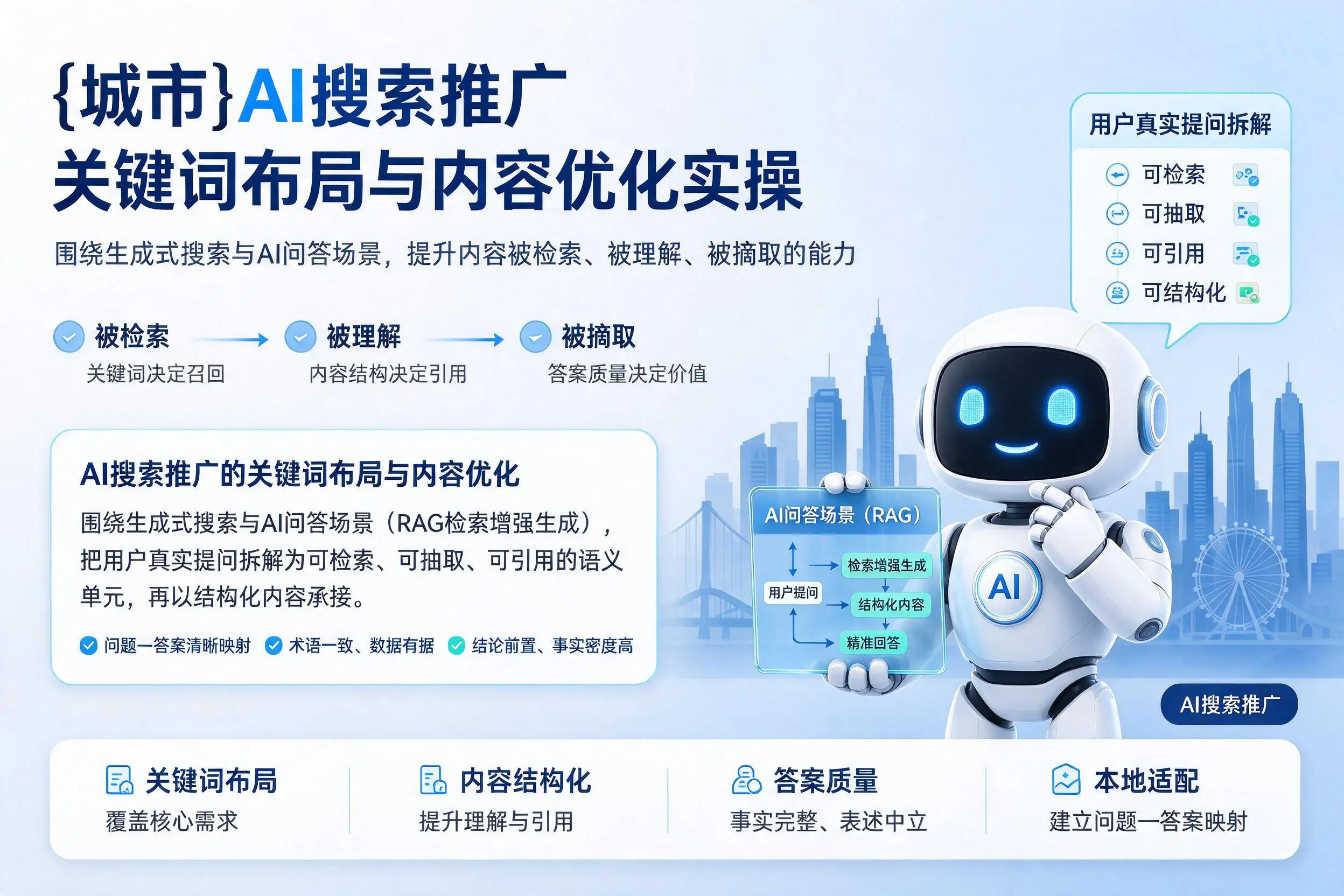绥化AI搜索推广关键词布局与内容优化实操