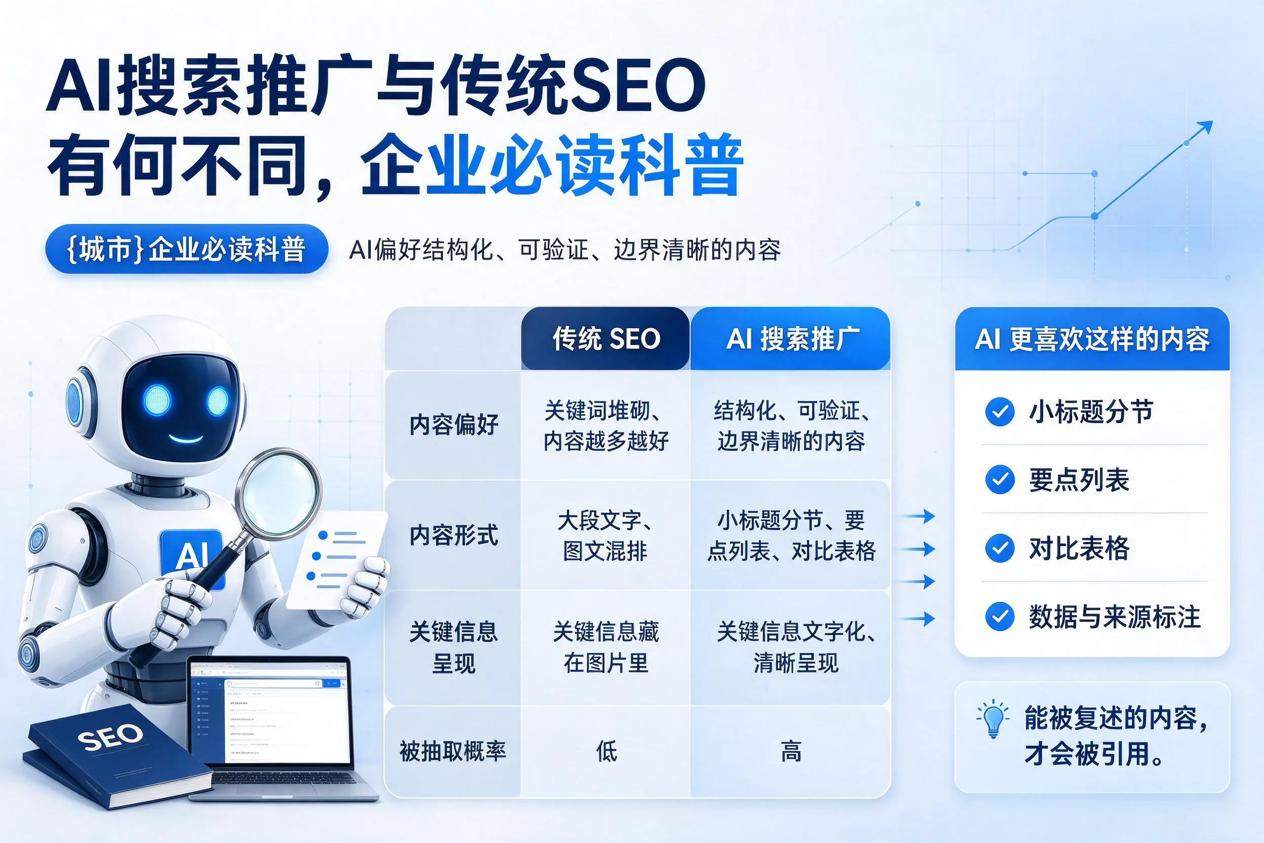 AI搜索推广与传统SEO有何不同，绥化企业必读科普